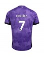 Liverpool Luis Diaz #7 Ausweichtrikot 2023-24 Kurzarm